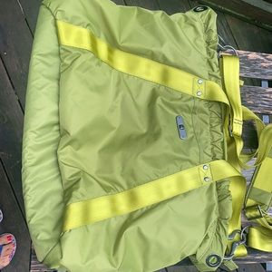 Green Nylon Ful Travel Athletic Office Plane Tote